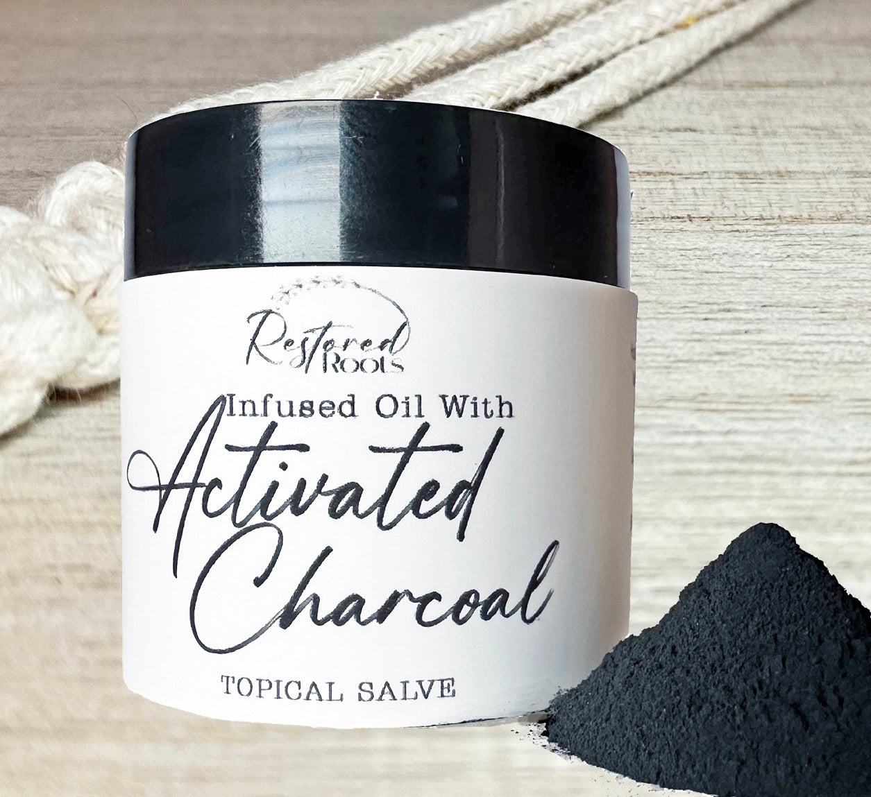 Activated Charcoal Salve - Restored Roots