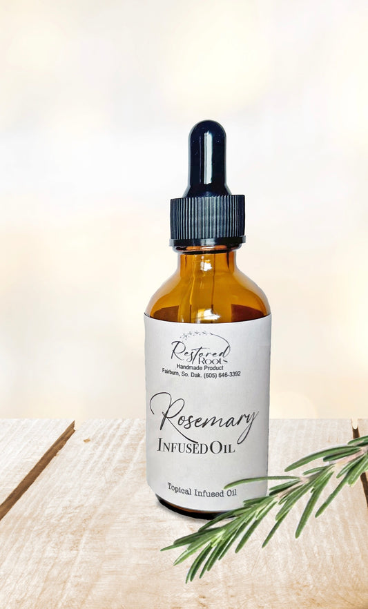 Our carefully-crafted Rosemary Oil is a unique blend of nourishing botanicals, like rosemary, lavender, nettle, peppermint, and more, boosted by castor, grapeseed, and sweet almond oil. This formula helps promote hair growth and care for the scalp, while offering a pleasant herbal fragrance.